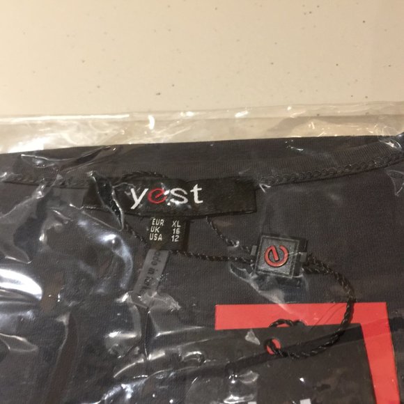 Yest Yippie 9813 Woman's Burr Fashion Tank Top Steel Grey Various Sizes 8 and 10 - Picture 5 of 7